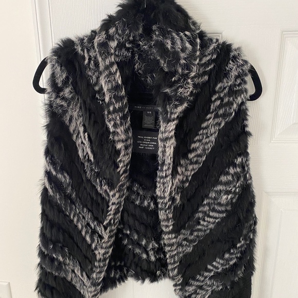 Marc by Marc Jacobs Rabbit Fur Vest - Picture 1 of 10